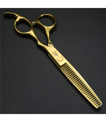 Ocelové nůžky na vlasy Zlatá