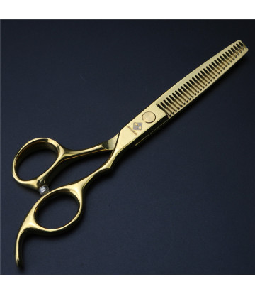 Steel hair scissors Golden